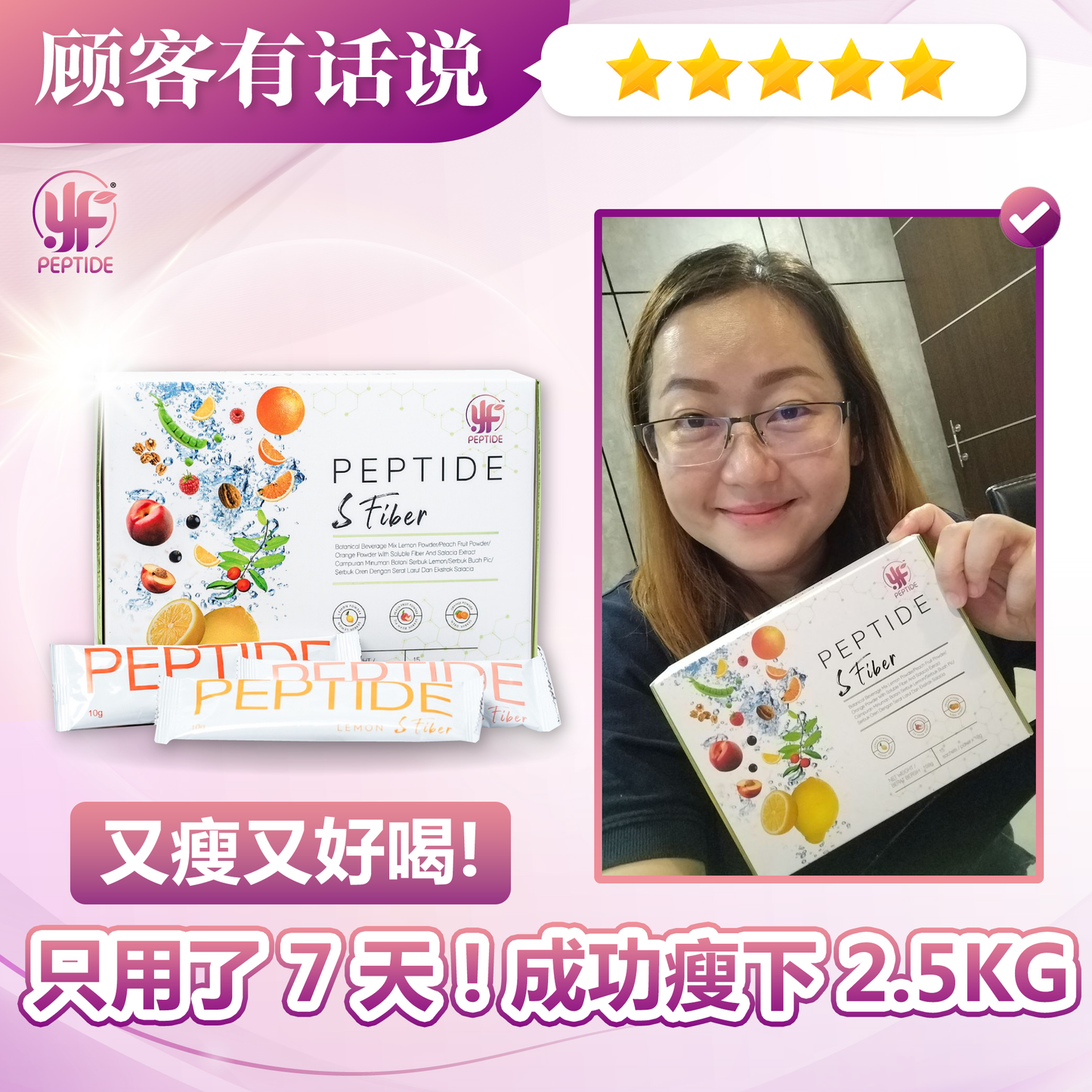 Peptide S Fiber