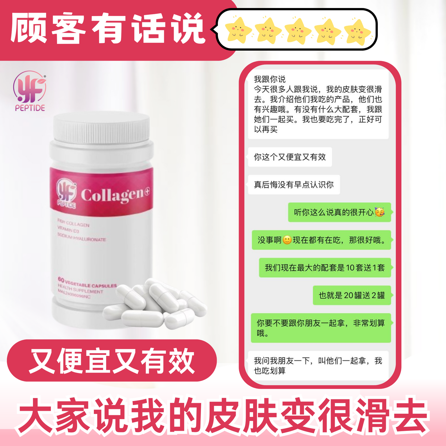 YF Peptide Collagen+ Capsule