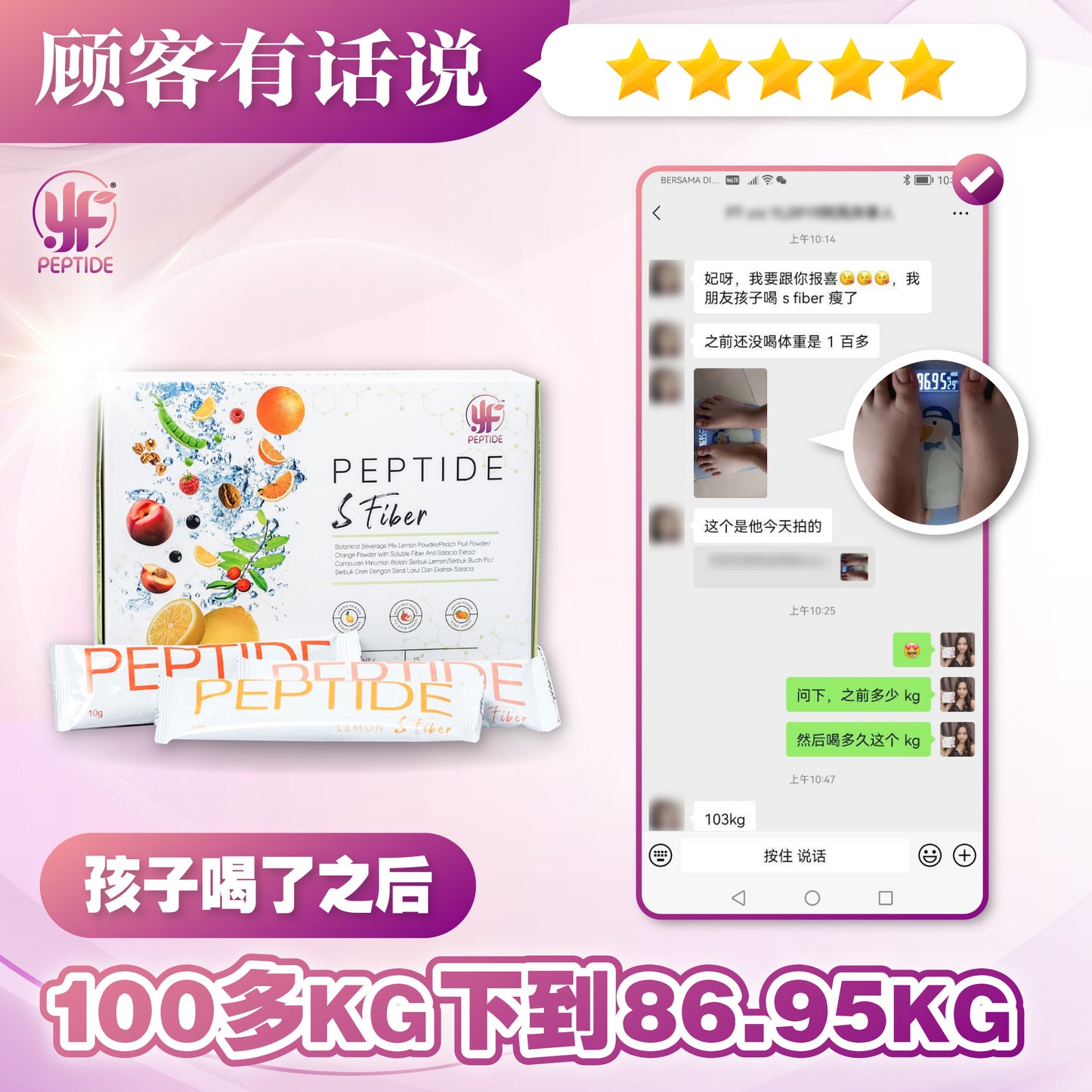 Peptide S Fiber