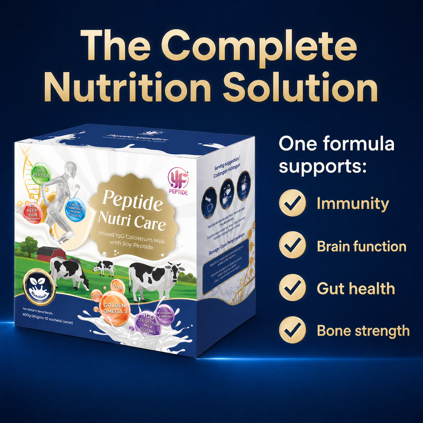 PEPTIDE NUTRI CARE 黄金牛初乳🥛