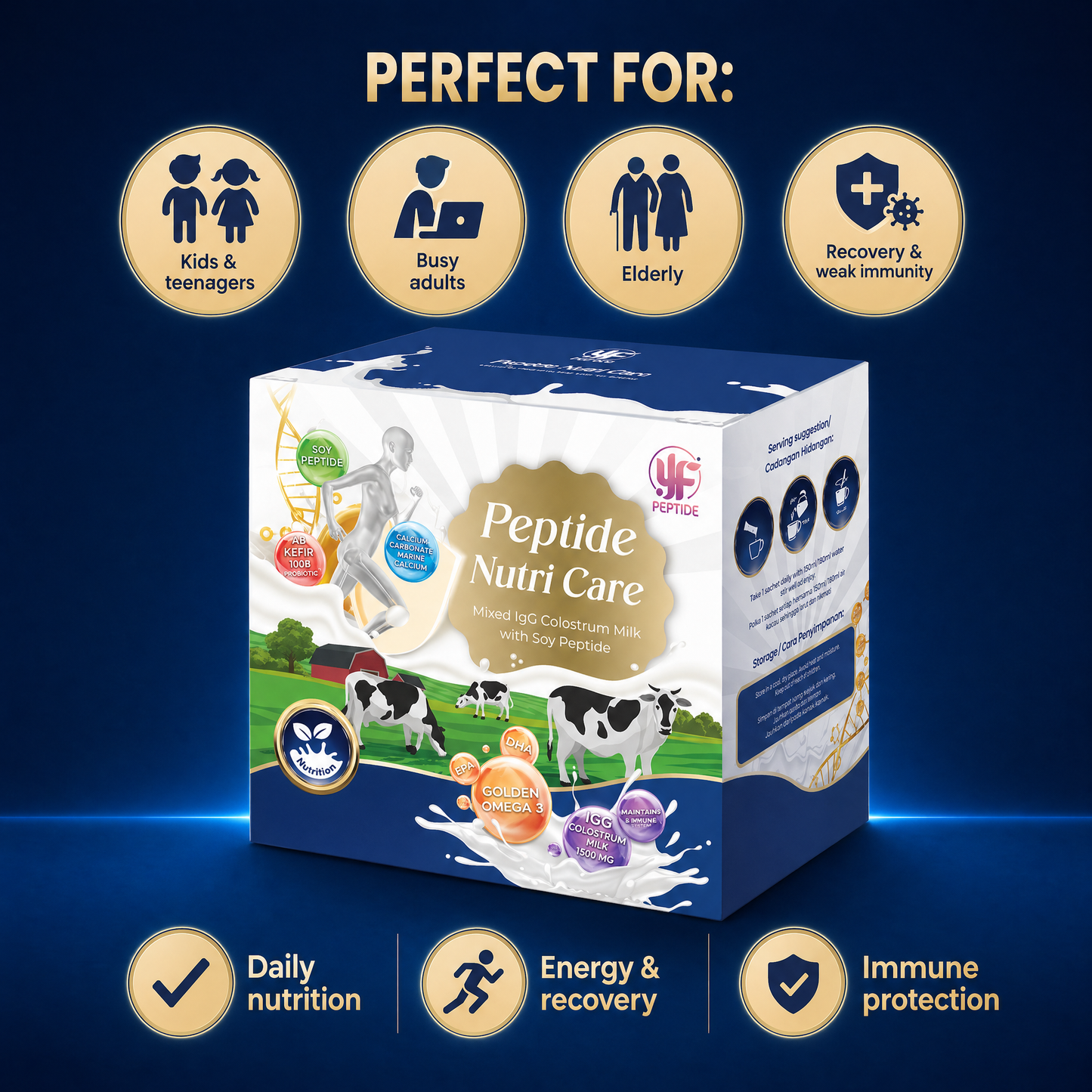 PEPTIDE NUTRI CARE 黄金牛初乳🥛