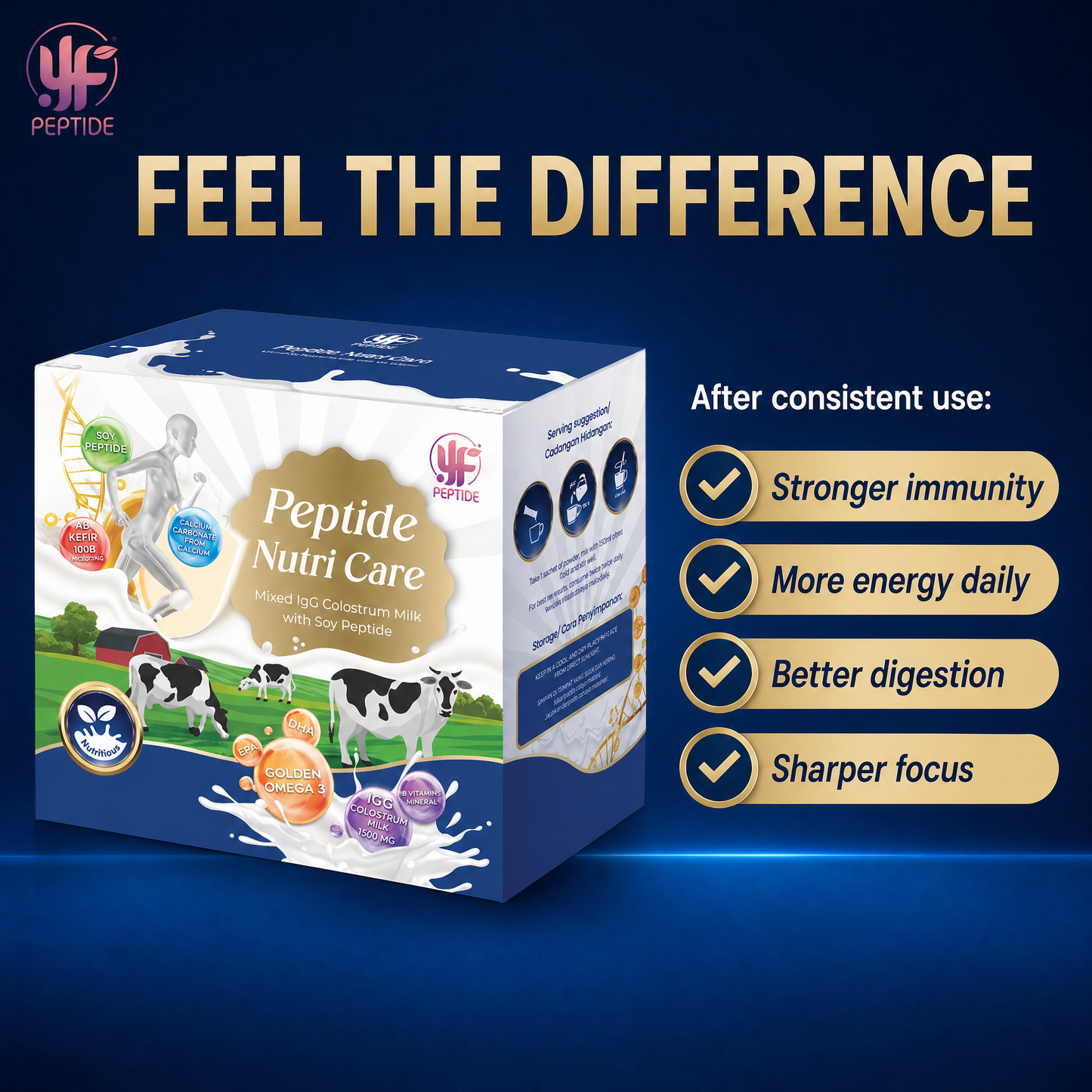 PEPTIDE NUTRI CARE 黄金牛初乳🥛